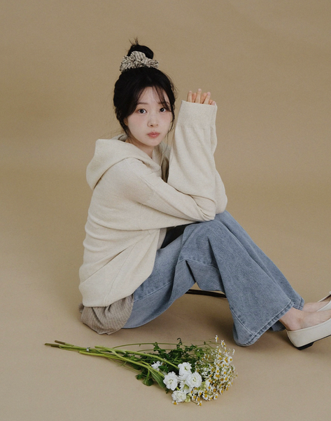 [SLOWAND] # SLOWMADE Layered Checkered/ Dot Skirt