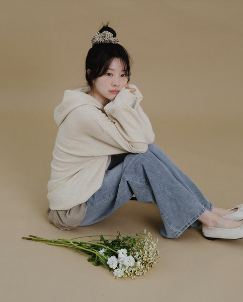 [SLOWAND] # SLOWMADE Layered Checkered/ Dot Skirt