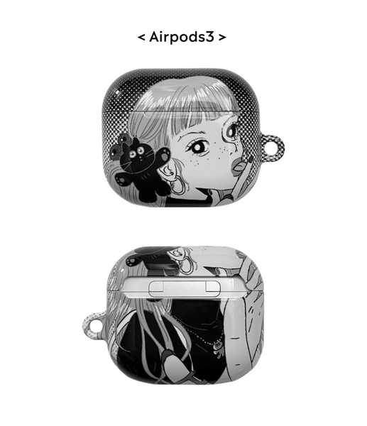 [GODASHIN] Cats Girl Airpods Case