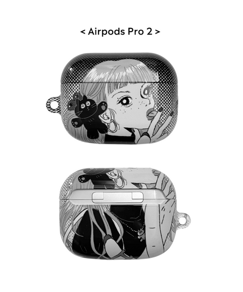 [GODASHIN] Cats Girl Airpods Case