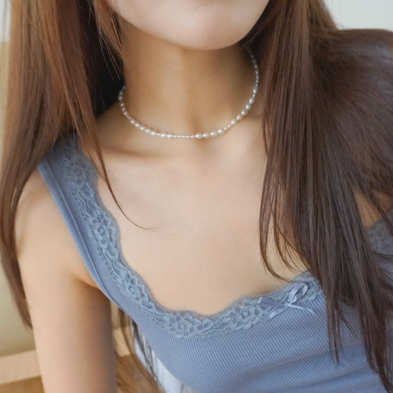 [PAIR OF LOVE] TEARS OF FAIRY PEARL NECKLACE