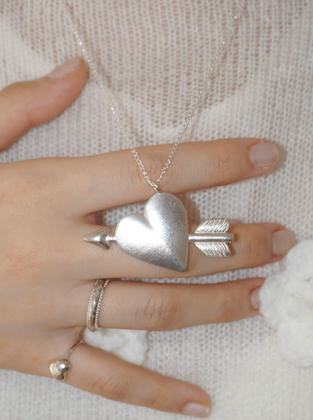 [PAIR OF LOVE] CUPID HEART NECKLACE