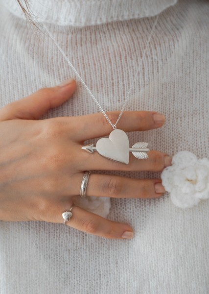 [PAIR OF LOVE] CUPID HEART NECKLACE