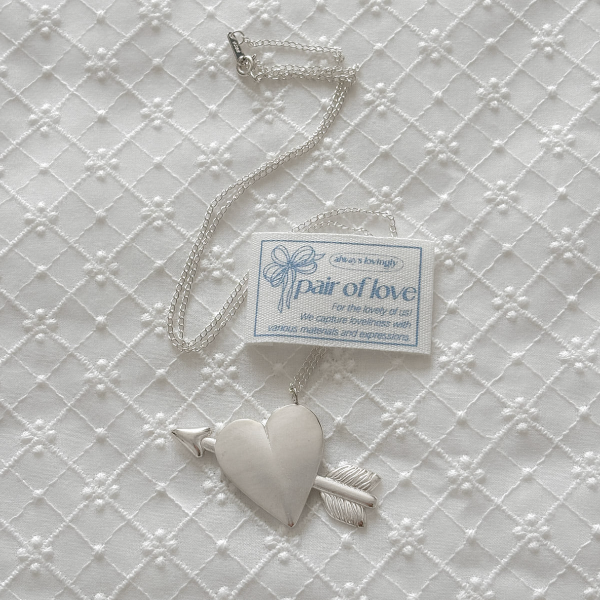 [PAIR OF LOVE] CUPID HEART NECKLACE