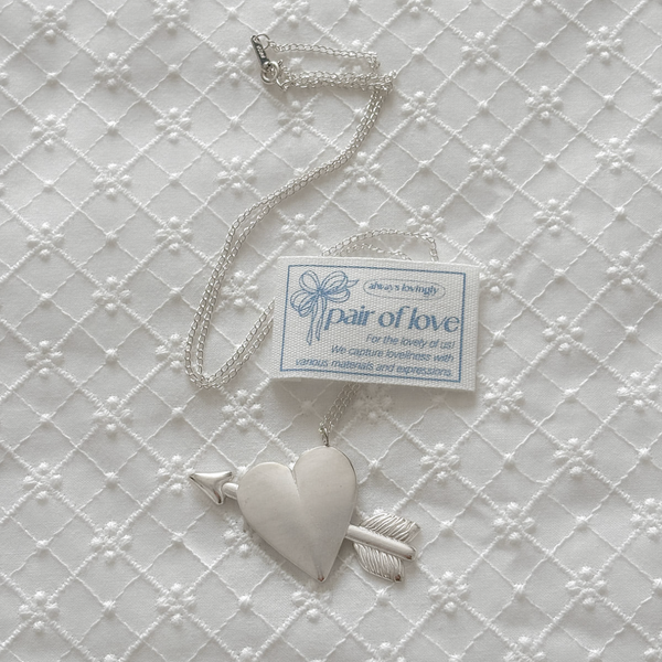 [PAIR OF LOVE] CUPID HEART NECKLACE