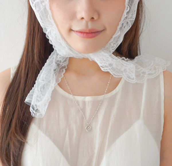 [PAIR OF LOVE] ANGEL ROSE ROSE NECKLACE