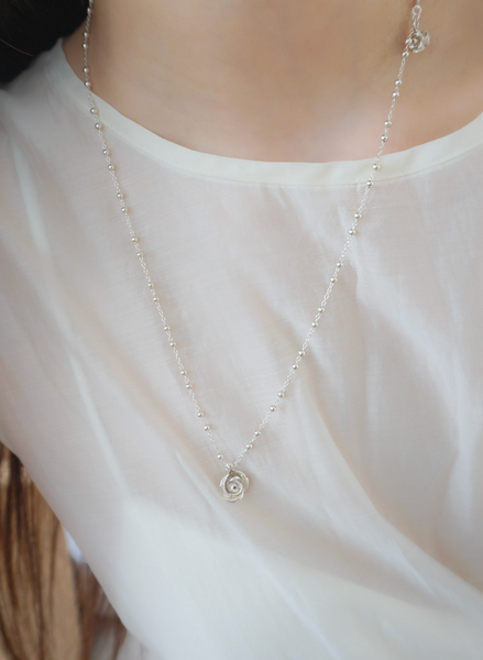 [PAIR OF LOVE] ANGEL ROSE ROSE NECKLACE