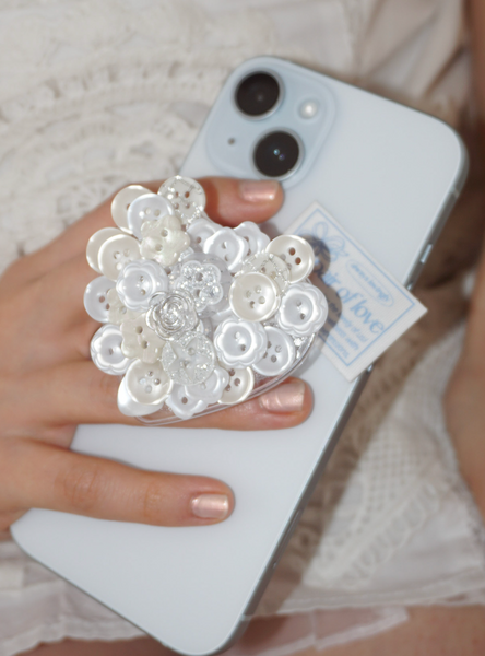 [PAIR OF LOVE] VINTAGE BOTTON HEART TOK