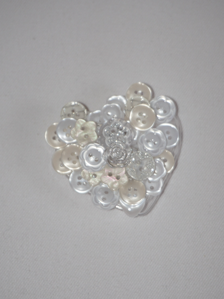 [PAIR OF LOVE] VINTAGE BOTTON HEART TOK