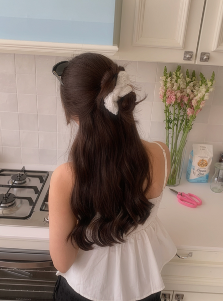 [SOYE PI-NE] Dorothy Punching Lace Scrunchy Hair Strap