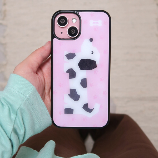 [KEZIM VILLAGE] PUPPY PINK Glass Bumper / MagSafe Case