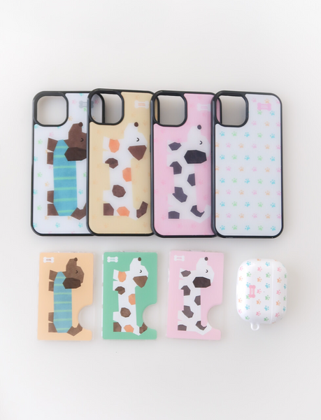 [KEZIM VILLAGE] PUPPY PINK Glass Bumper / MagSafe Case