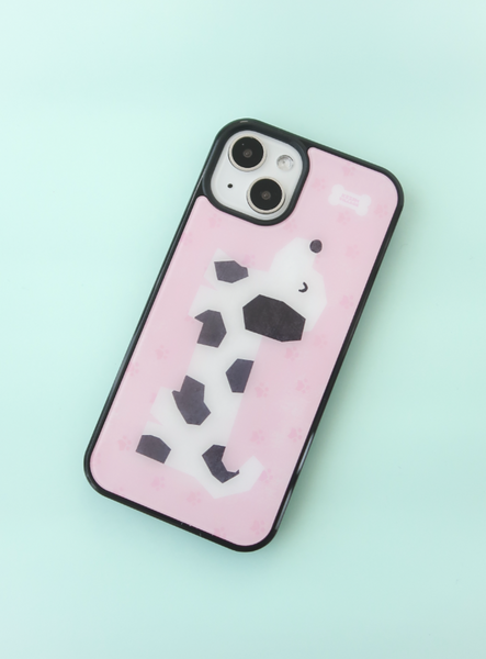 [KEZIM VILLAGE] PUPPY PINK Glass Bumper / MagSafe Case