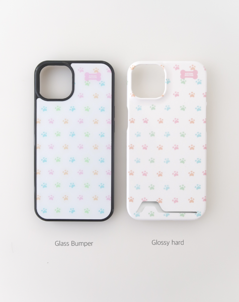 [KEZIM VILLAGE] PUPPY STEP Glass Bumper / MagSafe Case