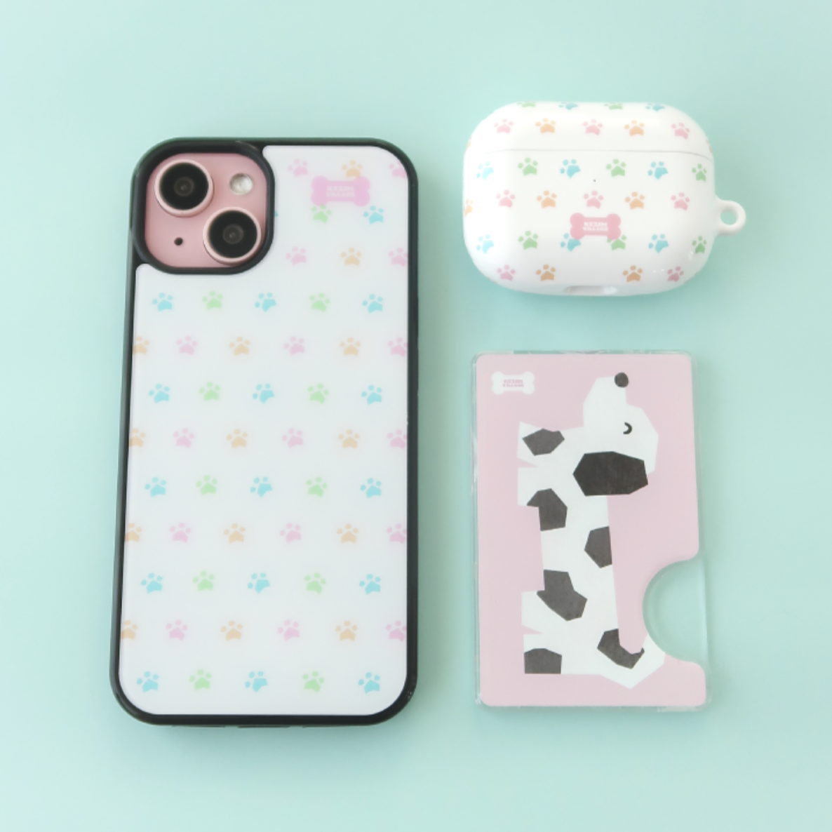 [KEZIM VILLAGE] PUPPY STEP Glass Bumper / MagSafe Case