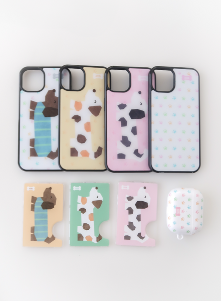 [KEZIM VILLAGE] PUPPY STEP Glass Bumper / MagSafe Case