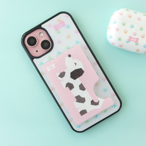 [KEZIM VILLAGE] PUPPY PINK Card Slot