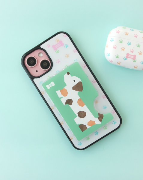 [KEZIM VILLAGE] PUPPY GREEN Card Slot