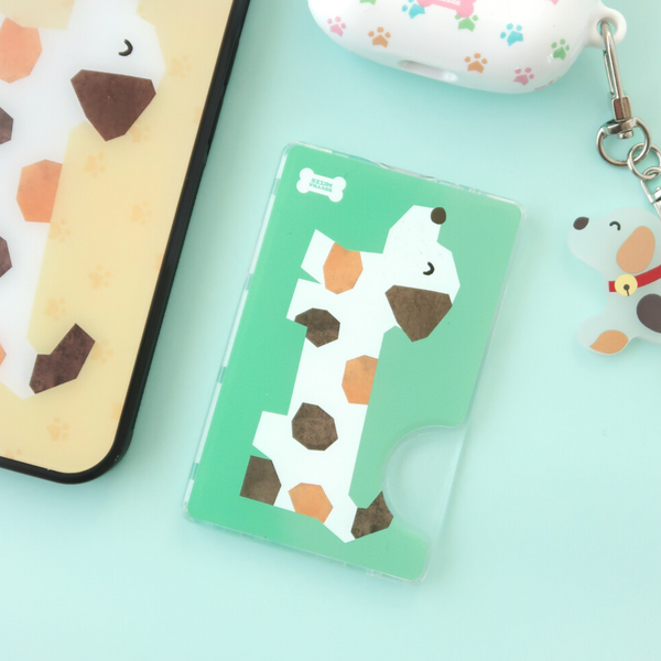 [KEZIM VILLAGE] PUPPY GREEN Card Slot