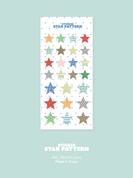 [KEZIM VILLAGE] STAR PATTERN Sticker