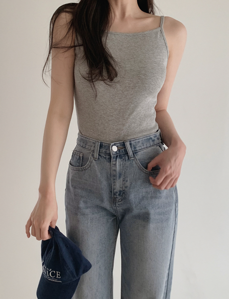 [SLOWAND] Cover Washing Hip Pocket Denim Pants