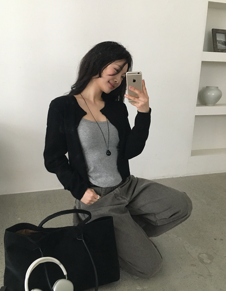 [SLOWAND] # SLOWMADE Pigment Oxford Denim Pants