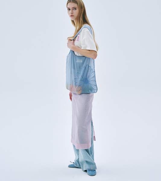 [MARDI MERCREDI] SHEER BAG FLOWER BLUE