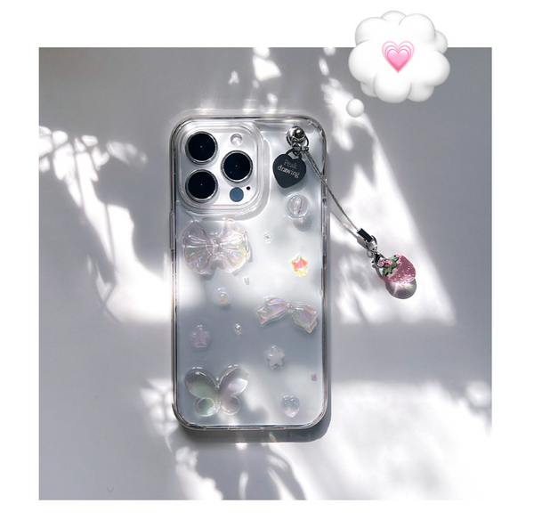 [Peakdrawing] Clear Rose Candy Heart Case