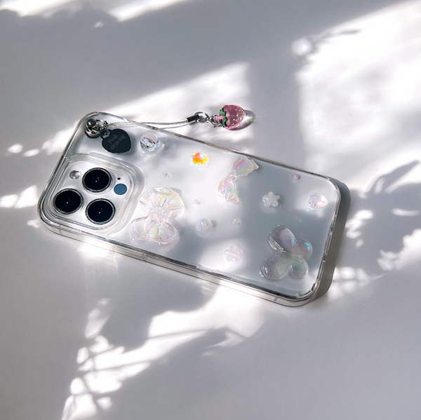 [Peakdrawing] Clear Rose Candy Heart Case