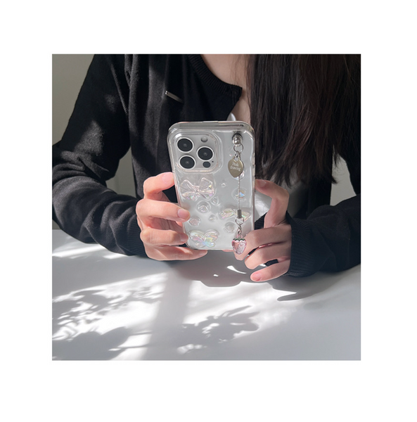 [Peakdrawing] Clear Rose Candy Heart Case