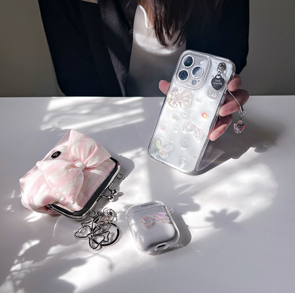 [Peakdrawing] Clear Rose Candy Heart Case