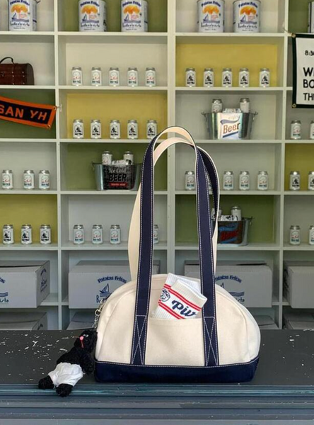 [Brookly] BOSTON BAG [COMBI] NAVY