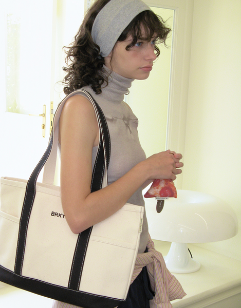 [Brookly] CANVAS POCKET BAG [BLACK]