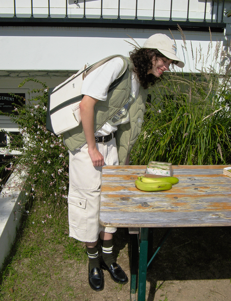 [Brookly] CANVAS POCKET BAG [DEEP GREEN]