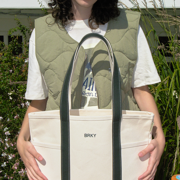 [Brookly] CANVAS POCKET BAG [DEEP GREEN]