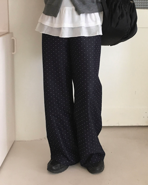 [SLOWAND] ONLYSLOW Maybe Point Dot Pants