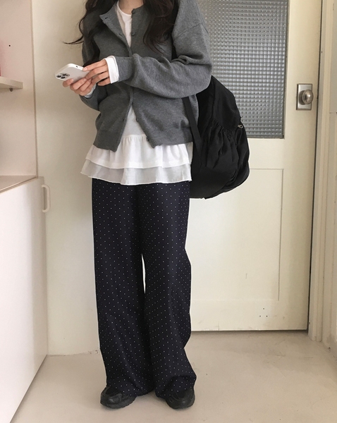 [SLOWAND] ONLYSLOW Maybe Point Dot Pants