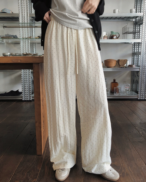 [SLOWAND] ONLYSLOW Maybe Point Dot Pants