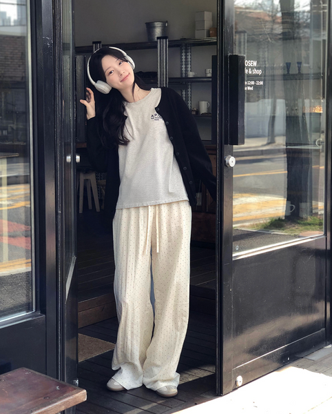 [SLOWAND] ONLYSLOW Maybe Point Dot Pants