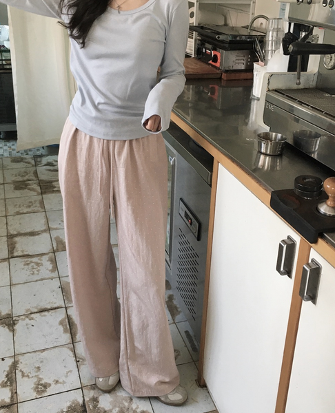 [SLOWAND] ONLYSLOW Maybe Point Dot Pants