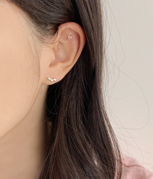 [SOYE PI-NE] Windy Mini Heart Earrings