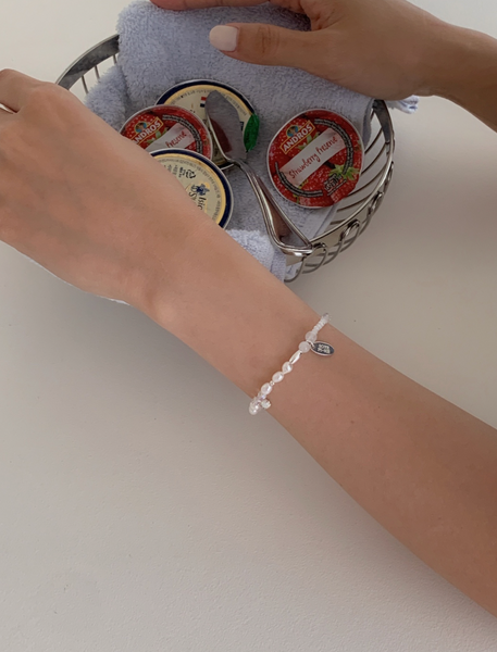 [SOYE PI-NE] Kale Opal Freshwater Pearl Bracelet