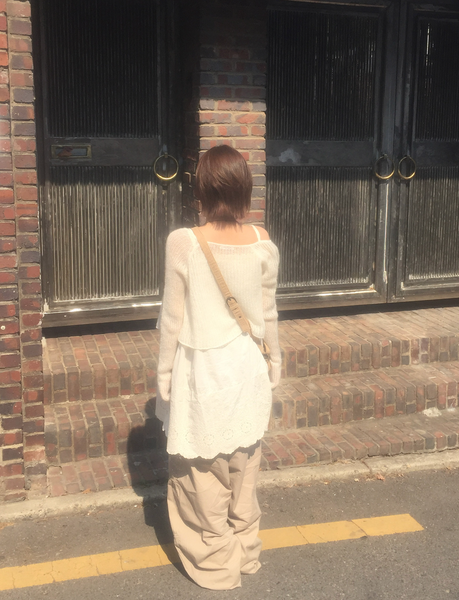 [MODIMOOD] Sand Punching Layered Dress