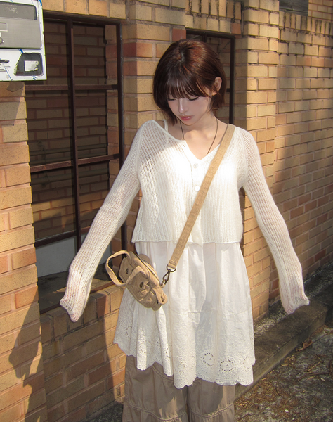 [MODIMOOD] Sand Punching Layered Dress