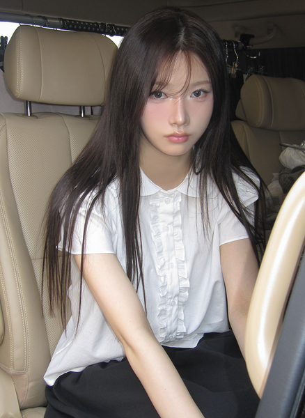 [MODIMOOD] Kyoto Frill Short Sleeved Blouse