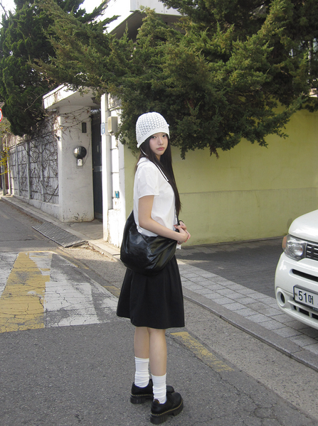 [MODIMOOD] Kyoto Frill Short Sleeved Blouse