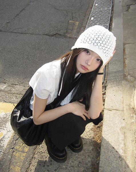 [MODIMOOD] Kyoto Frill Short Sleeved Blouse