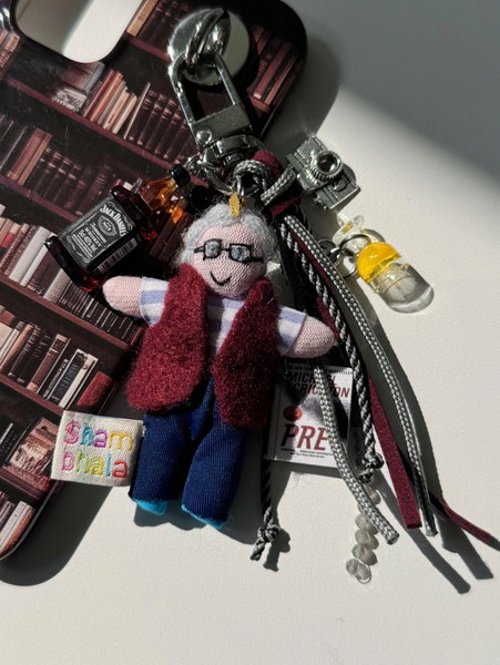 [GREY MANSION] Shambhala "Rupert" Phone Case + Keyring Set