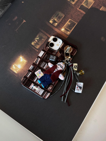 [GREY MANSION] Shambhala "Rupert" Phone Case + Keyring Set