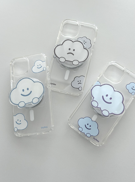 [skyfolio] Peekaboo Cloud MagSafe Grip Tok